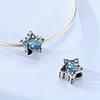New 925 Silver Sun Stars And Moon Charms Beads For Women Fit Bracelet DIY Birthday Party Jewelry Gifts