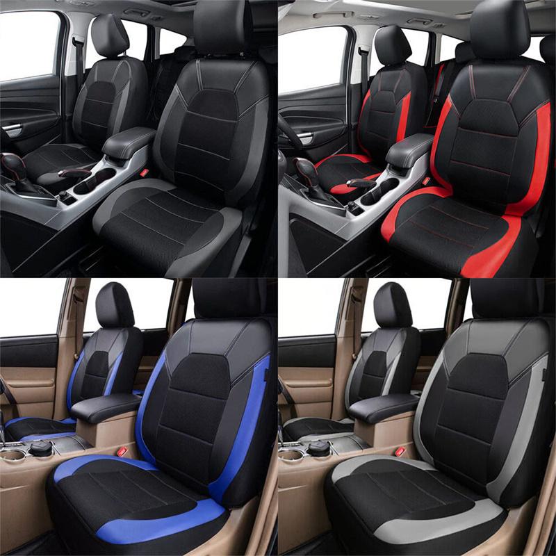 Car Seat Cover Full Set Cloth Universal Polyester Breathable Washable Suitable For Car Truck Van Suv Car Accessories