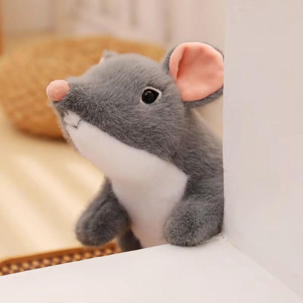 Lebensechte kleine Maus Simulierte Maus Plüschpuppe 27CM Mauspüscheltiere Desktop-Haustiere