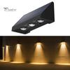 Solar Courtyard Lighting Fence Light, Outdoor Wall Washer Waterproof Energy-saving Lights Lamp, Garden Street Balcony Yard Stairs Decor Solar-powered