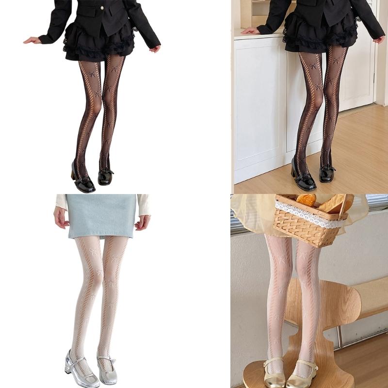 Patterned Fishnet Stockings Leggings,Highs Waist Tights Stockings for Women,Fishnets Thigh Highs Stockings Pantyhose