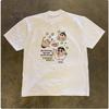 2026 Summer Comic Form Crayon Shinchan Image 100 Cotton Printed Oversize Casual Tshirt Adult Children Parentchild Top Y2k