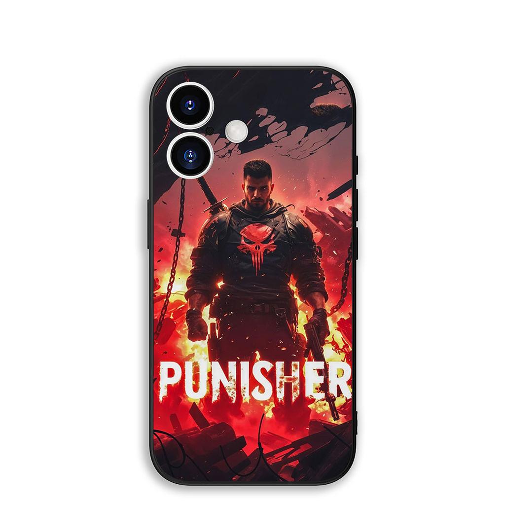 Cover for Motorola Moto Edge 50 30 One Fusion 40 neo Ultra Pro 20 Lite G50 G85 G84 E15 E14 Phone Case The Marvel Punisher Skull