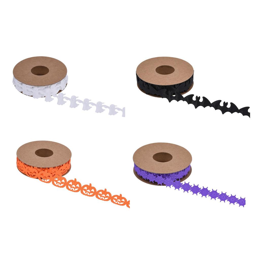 Halloween Ribbon DIY Crafts Spooky 10M Gift Multipupose Decorative Craft Ribbon