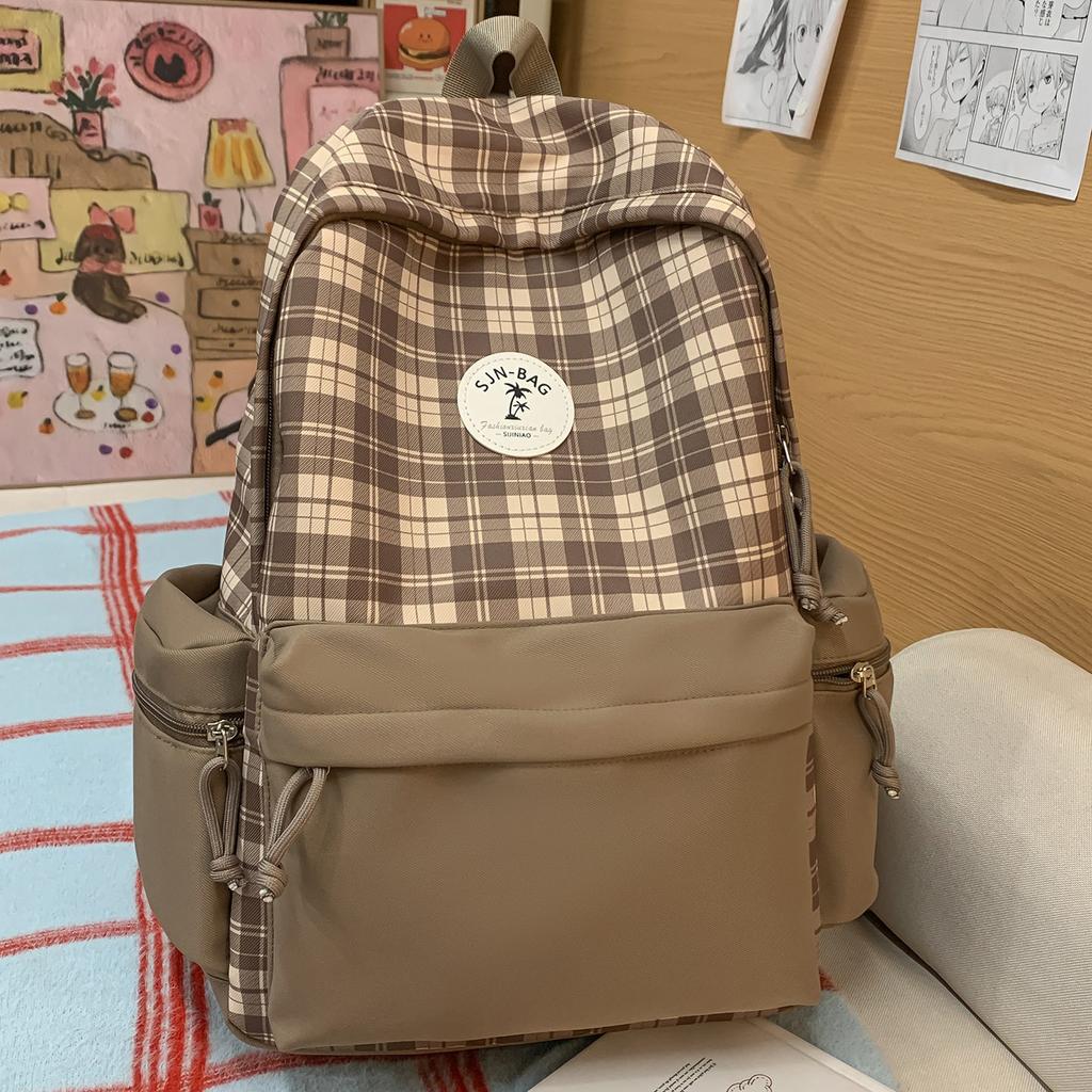 Schoolbag female Japanese new high-value college style fresh and sweet backpack junior high school students lightweight backpack