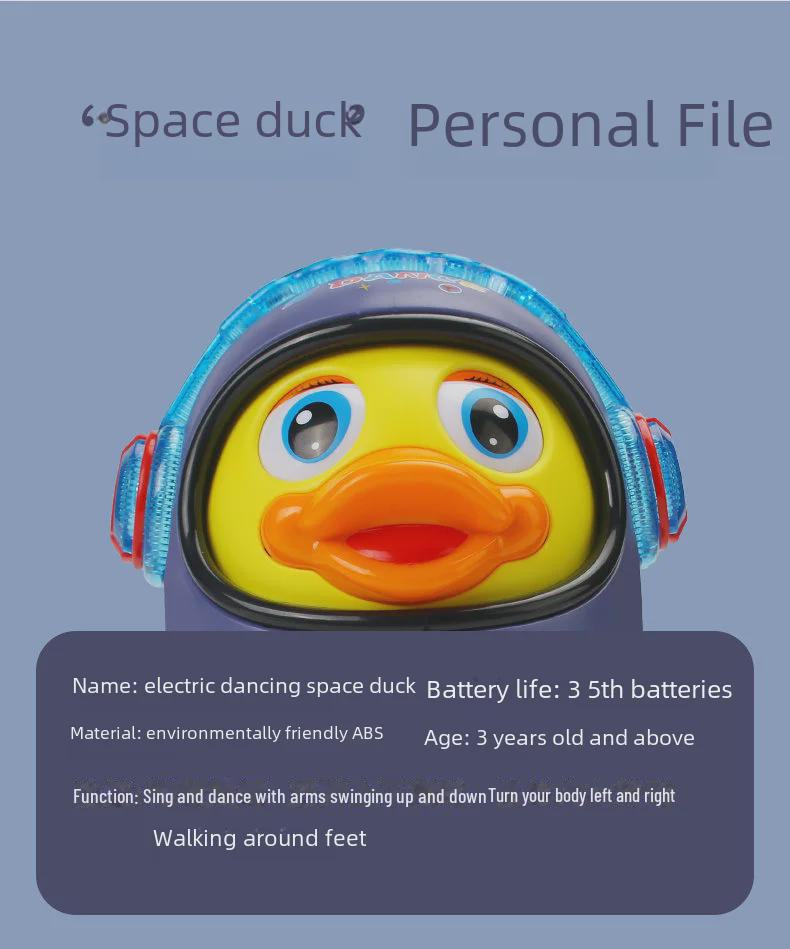 Singing and Dancing Robot Toy - Electric Swing Space Duck for Kids