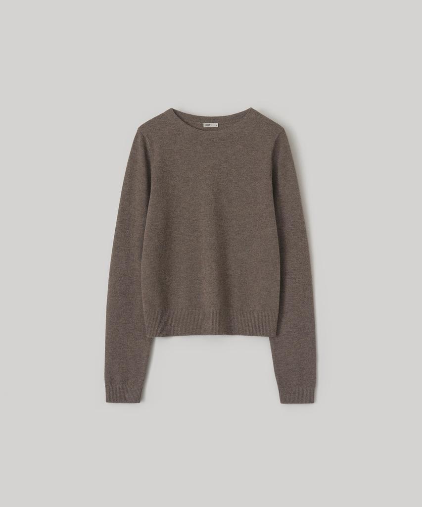 ANOTHER OFFICE WOMEN W. Libre Wool Basqueshirt (Heather Brown)
