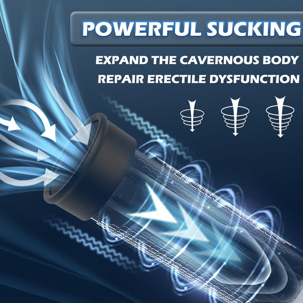 Electric Penis Pump Sex Toys for Men Penis Extension Automatic IPX7 Penis Water Pump Penis Enlargement Dick Erection Penis Train