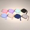 Small Silicone Coin Purse Pouch with Zipper And Wrist Strap, Square Shockproof Fashionable Accessory for Backpacks Storage Bag, Lightweight
