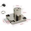 Home Security Burglarproof Desk Drawer Lock Wardrobe Cabinet Locker 2 Keys