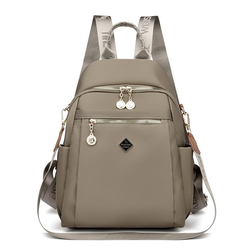 

Легкий Водонепроницаемый Рюкзак из Оксфорда Женский Многофункциональный Рюкзак для Поездок через Плечо Студенческий Школьный Рюкзак хаки/зелёный