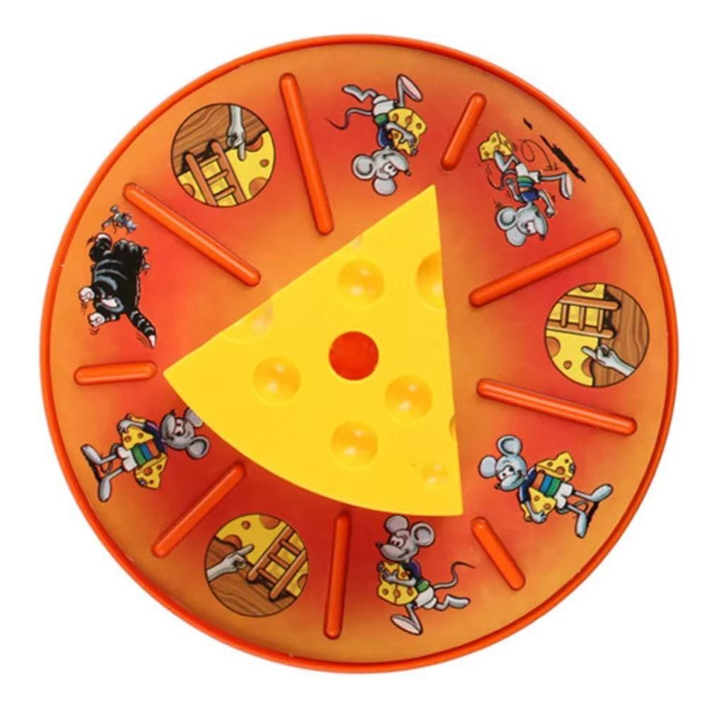 Plastic Cake Cheese Board Games Multiplayer Cat and Mouse Cheese Game  Logical Thinking Training