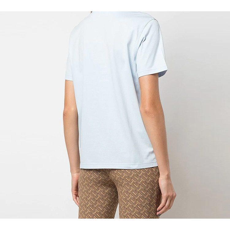 Burberry Regular Sleeve T Shirt Women's Sky Blue 80212711