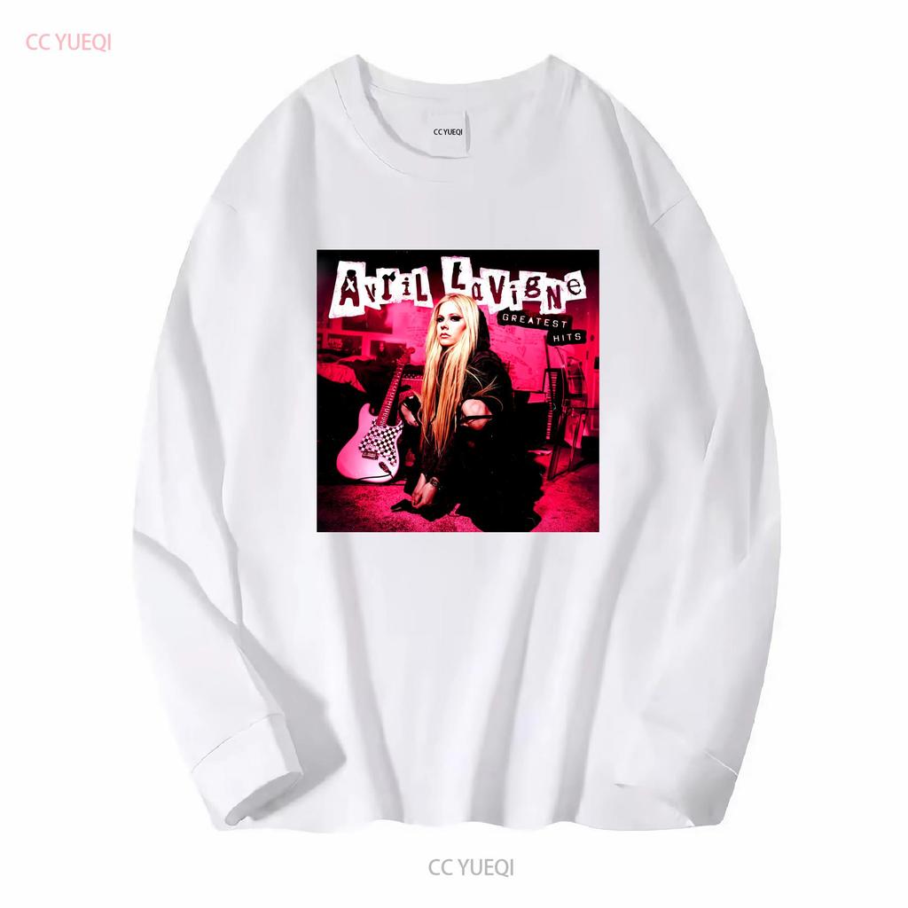 Avril Lavigne Album Greatest Hits Adult T Shirt All Size S To 5XL AL149 Long or Short Sleeves Vintage Washed