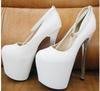 Women's Sky-High Platform Heels: 19-22cm, Sizes 34-46, Round Toe, Multiple Styles