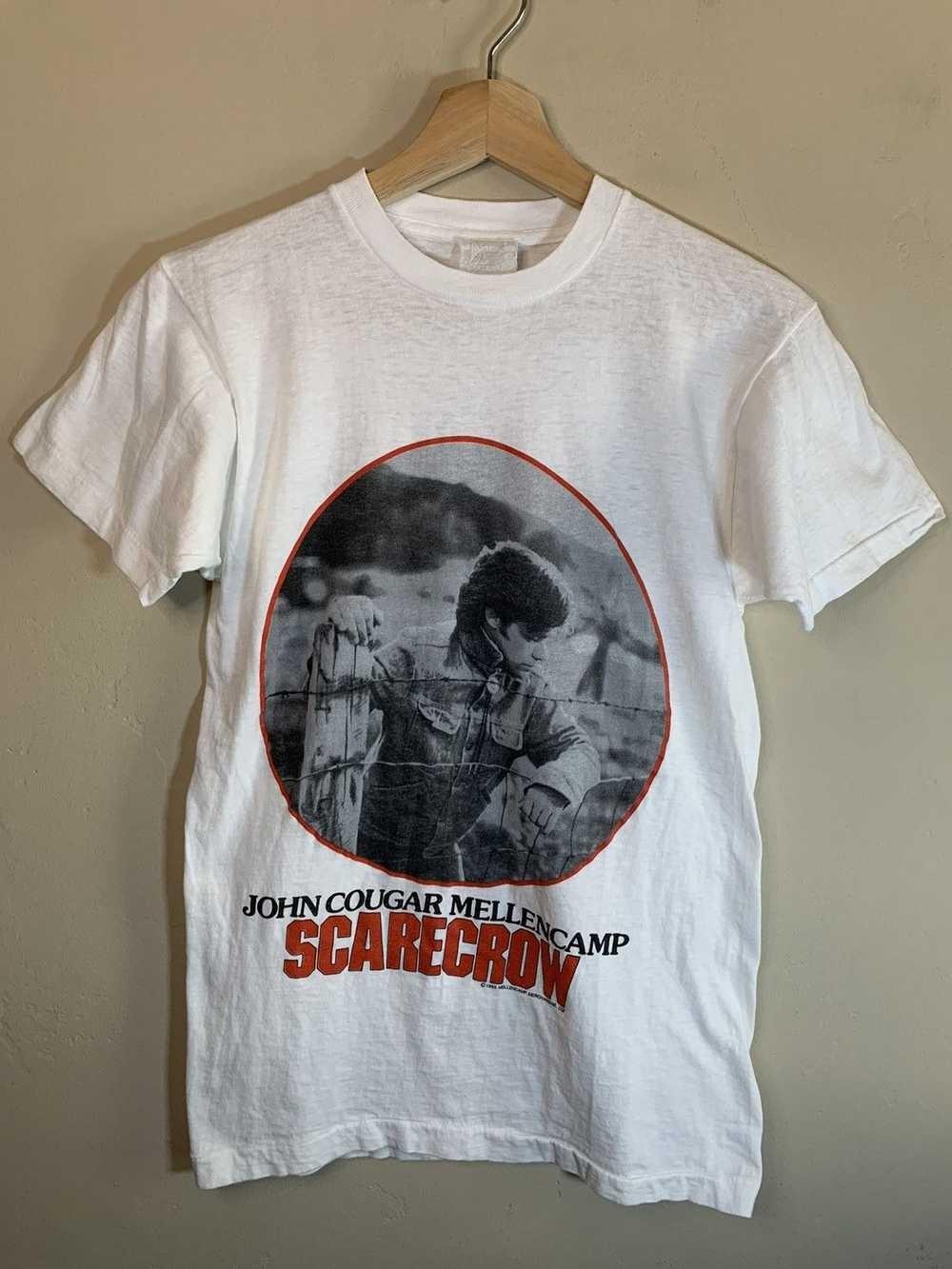 

Vintage 1985 John Cougar Mellencamp Scarecrow T-Shirt 3XL