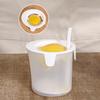Fluffy Whisk Manual Egg Beater Fast Quiet Detachable Easy To Clean Egg Whites Separation Manual Egg Beater