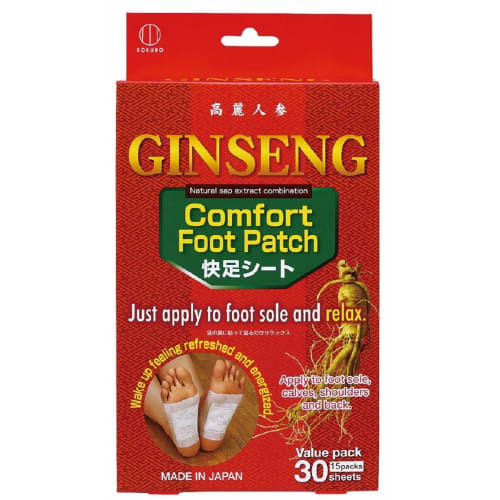 

Kokubo Kogyo Comfort Foot Patch GINSENG 5203