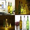 10 Pièces Guirlandes Lumineuses pour Bouteille de Vin avec Bouchon Super Lumineuses Étanches à Piles Mini Guirlandes Lumineuses Décoratives Romantiques