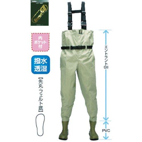 Hanshin Soji SW-511 Entrant Waders Chest High M Khaki
