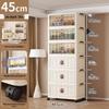 45-90 Wide Multi-layer Folding Plastic Storage Cabinet for Baby Wardrobe Organizer