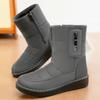 Cotton Shoes Winter Women's Cotton Shoes Outdoor Warm Long Snow Boots Polyurethane Piled Thickened Boots