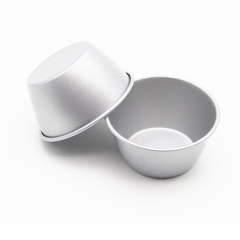5PC Mini Cup Baking Cups, Cupcake Cake Mold, Muffin Tart Pans, Pudding Molds, Pan Tins, Tin Aluminum, Round Holder, Mousse