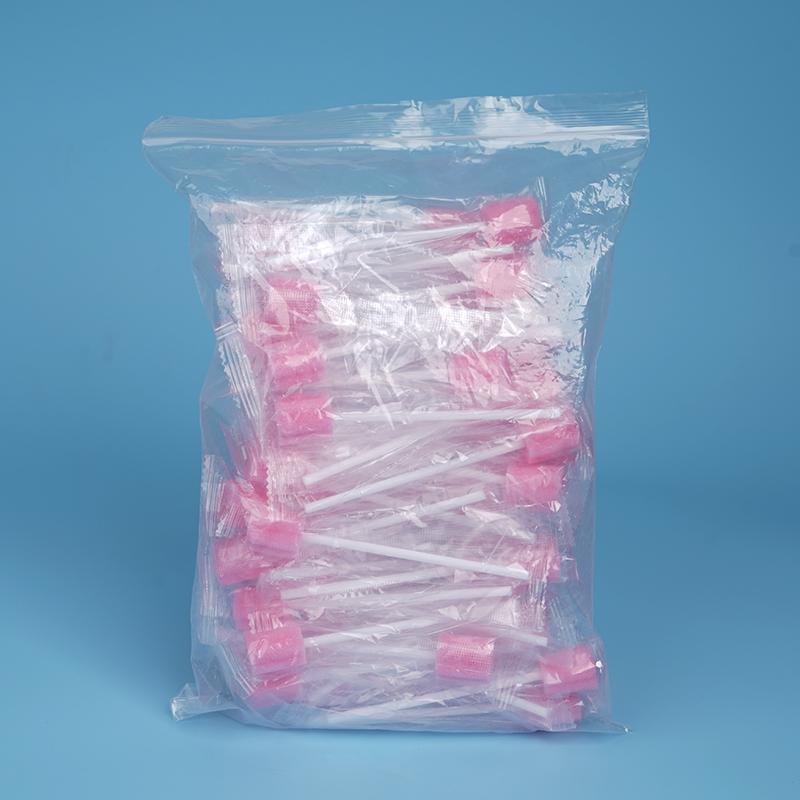 50 Stück/Packung Einweg Mundpflegeschwammstäbchen Weiche Saugfähige Zahnreinigungsstäbchen Tragbares Dentalhygienewerkzeug
