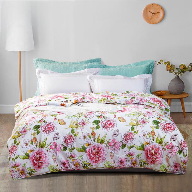 

Fuanna Floral Print Summer Quilt