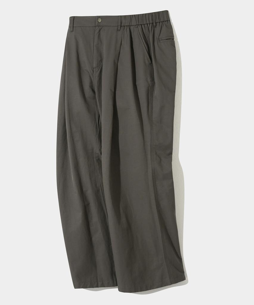 Dimiteulibeullaeg Asi Half-Banding Flare Fit Slacks_Gray