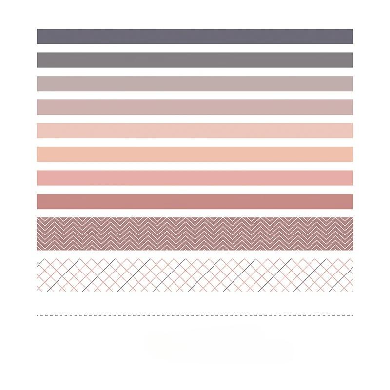 10 Rollen Kawaii Washi Tapes Set Schulsachen Niedliche Aufkleber Masking Tape Ästhetische Schreibwaren Scrapbooking Journal Dekoration