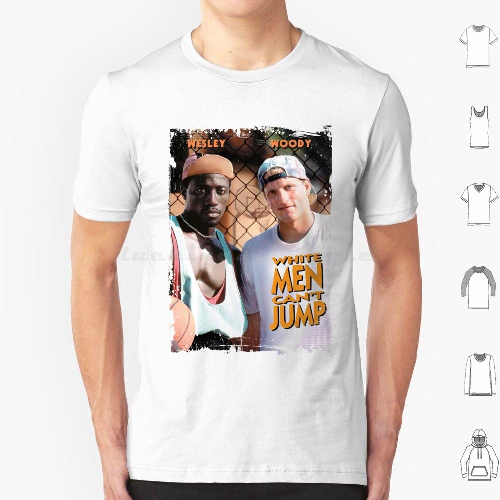 

White Men Cant Jump T Shirt Cotton Men Women DIY Print White Men Cant Jump Vintage Basketball Movies 90s Movies 90s Nostalgia S