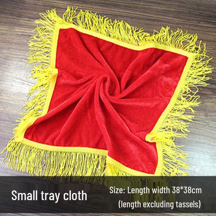 Velvet Red Award Tray for Ribbon Cutting and Recognition Ceremonies at School or Company Events