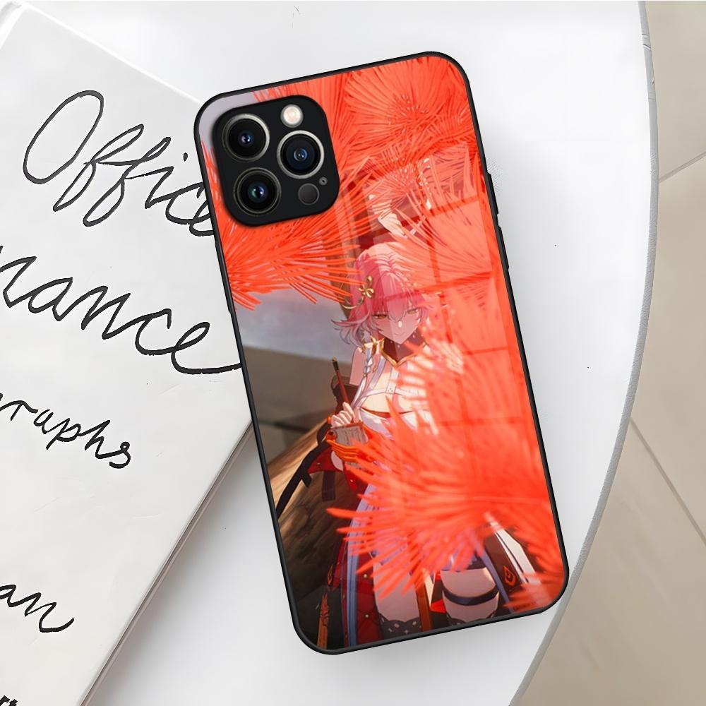 Game Wuthering Waves Phone Case for Iphone 16 15 14 12 11 13 Pro Max Mini X Xr Xs Se 8 Puls Glass Cover