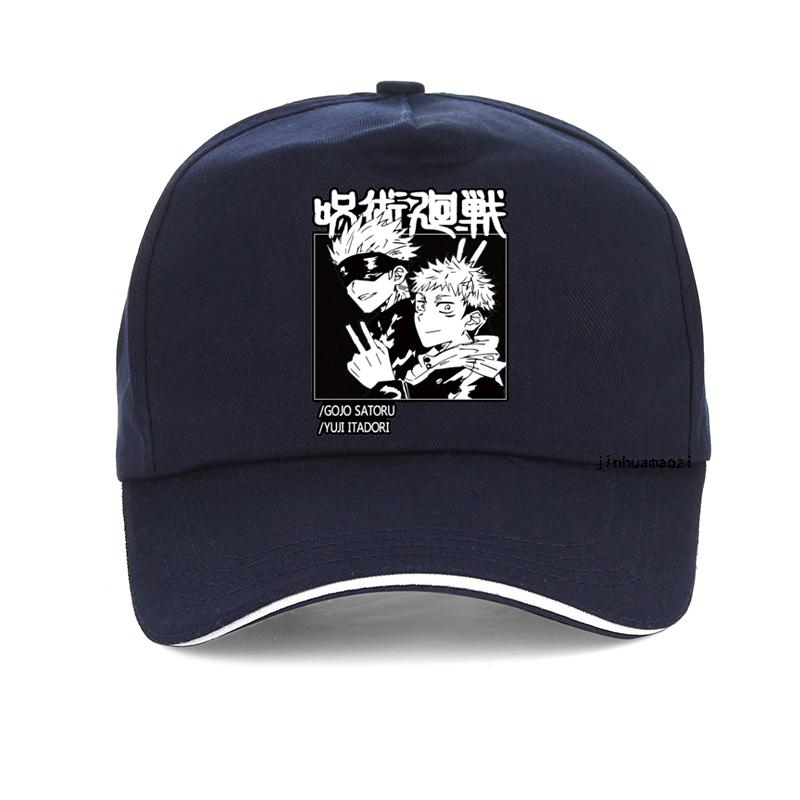 Anime Gojo Satoru Hat Fashion Men Jujutsu Kaisen Baseball Cap Summer Unisex Casual Jujutsu Kaisen Adjustable Snapback Hats