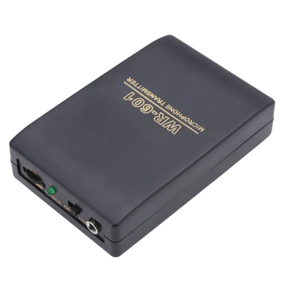 Audio Meeting Speaker FM Transmitter Receiver Clip Mic System Lavalier Lapel Wireless Microphone