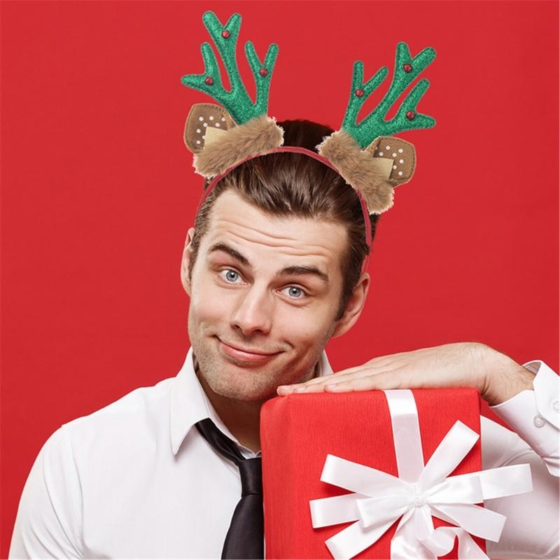 Practical Lovely Christmas Headwears for Any Ages Portable Accessory for Parties Supplies and Special Evening Event