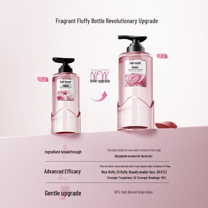 Half Acre Flower Field Morning Dew Rose Volumizing Shampoo