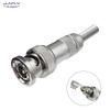 BNC Male Solderless Connector for 75-2 AV Signal Cable, SDI, Security Camera Q9 Metal Head