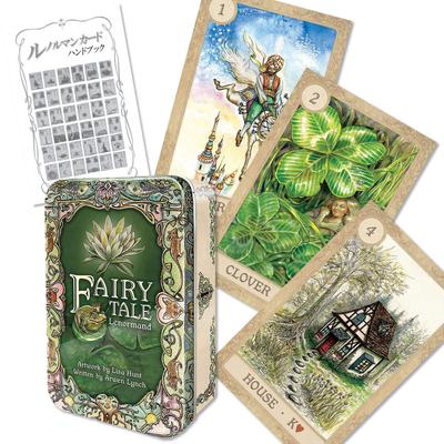 In a Tin Fairy Tale Lenormand Lenormand Cards with Japanese Instruction FLATLAND Authentic [Presented Case] Booklet. Product.