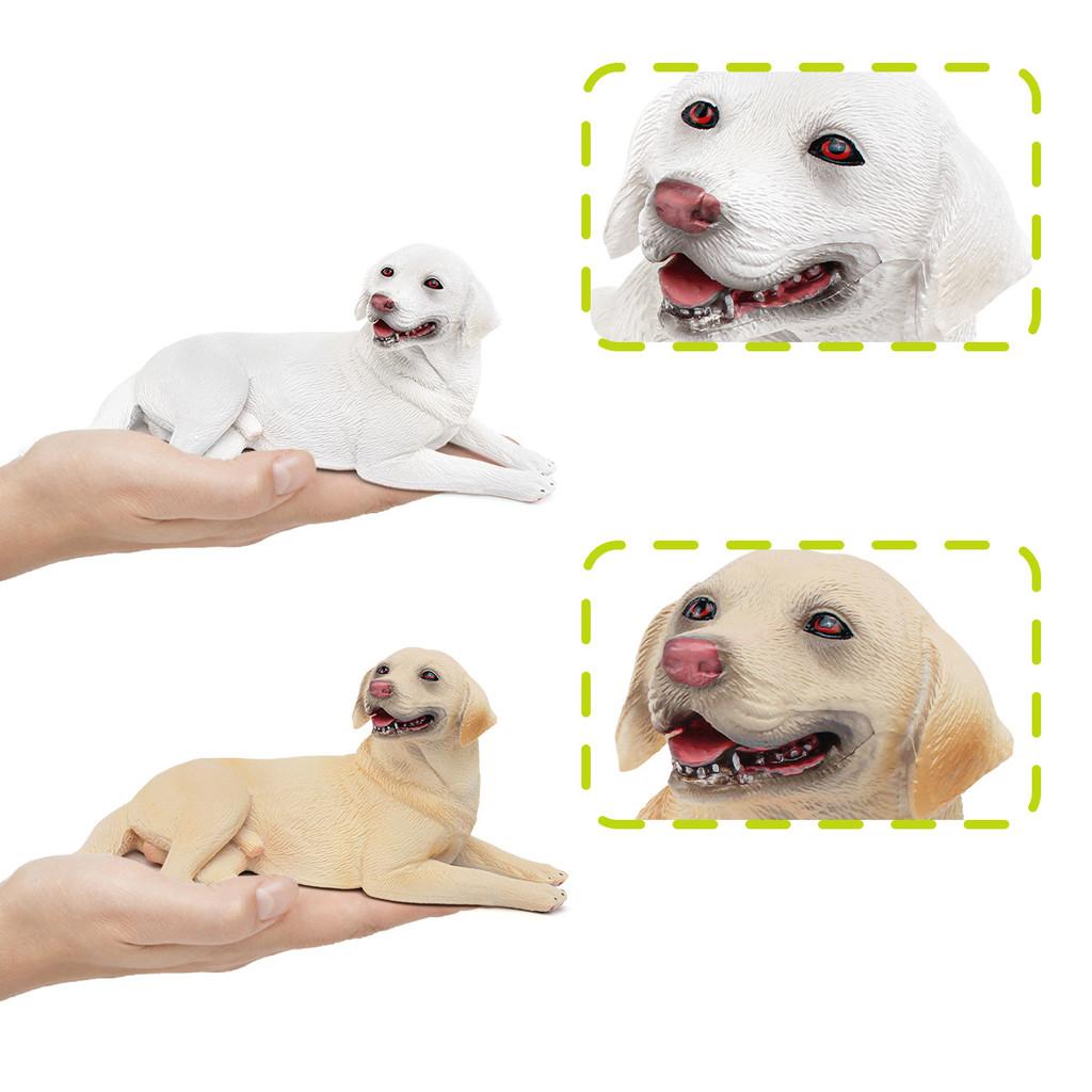 Kids Animal Figurine Gold Retriever Pvc Collectible Toy For Home Or School Decor