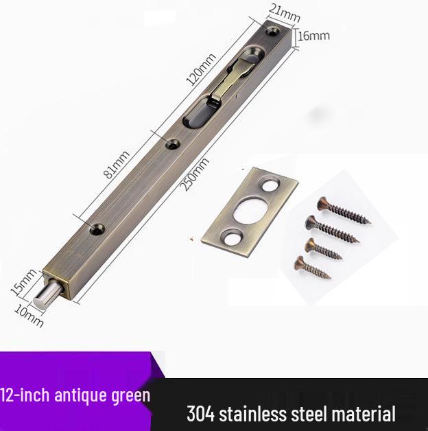 Stainless Steel 304 Concealed Heaven & Earth Fire Door Bolt - 1 Meter Extension