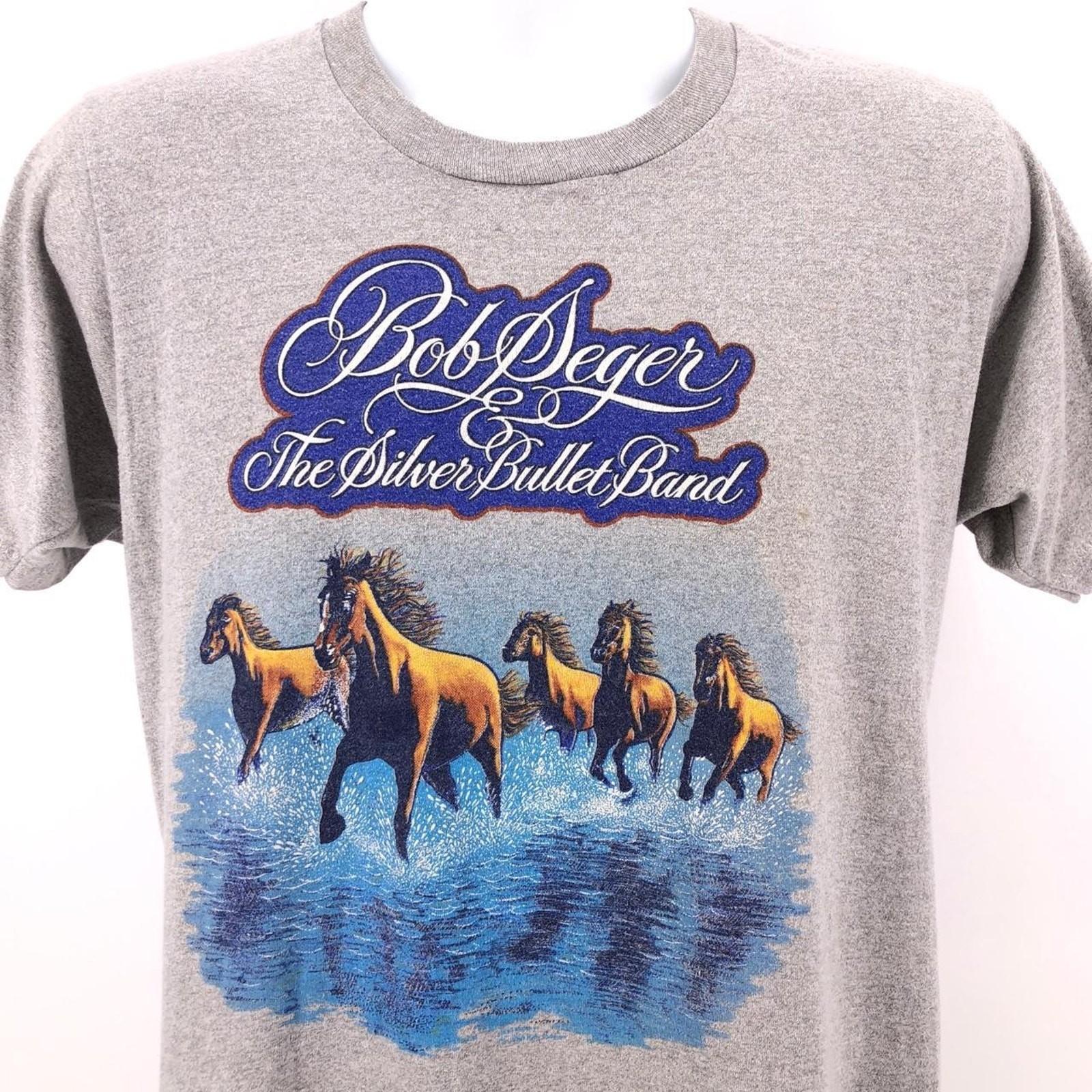 Bob Seger 1983 The Distance Tour tshirt remake sport grey tee QT4610 Unisex T-Shirt S