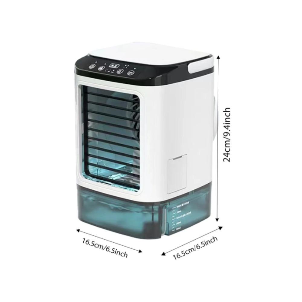 Dual Spray Desktop Air Cooler 3-Speed USB Air Cooler Mini Air Cooler Humidifier Portable Cooling