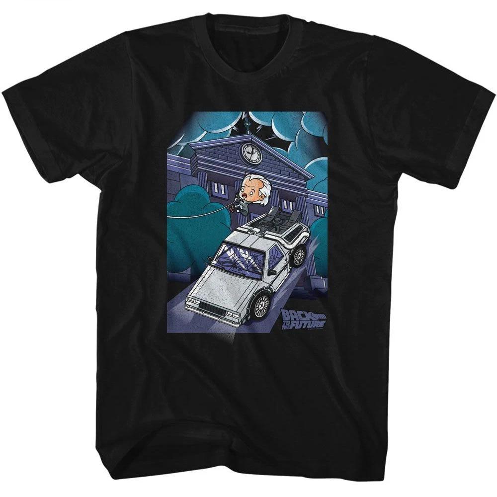 Back To The Future - Cute Cartoon Doc And Clock Tower - American Classics - Soli XXL