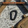 16 Pcs Light Weight Carabiner Heavy Duty D Rings Duarble D Shape Buckle  Camping