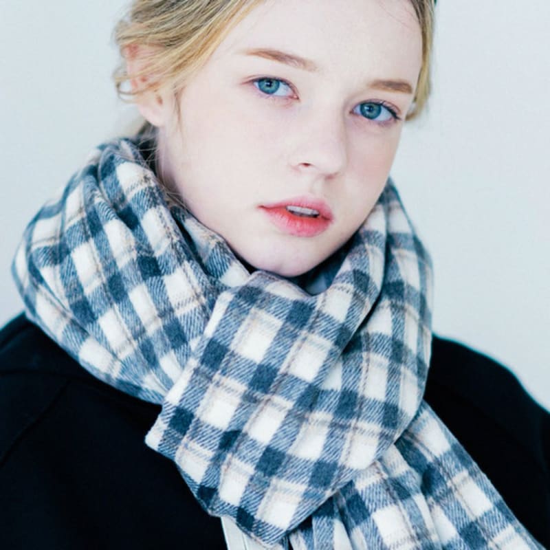 NORDIC ISLAND Muffler Iceland Check - Black