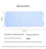 100x40 PVC Non-slip Bathtub Mat with Suction Cups - Waterproof Bathroom Floor Mat