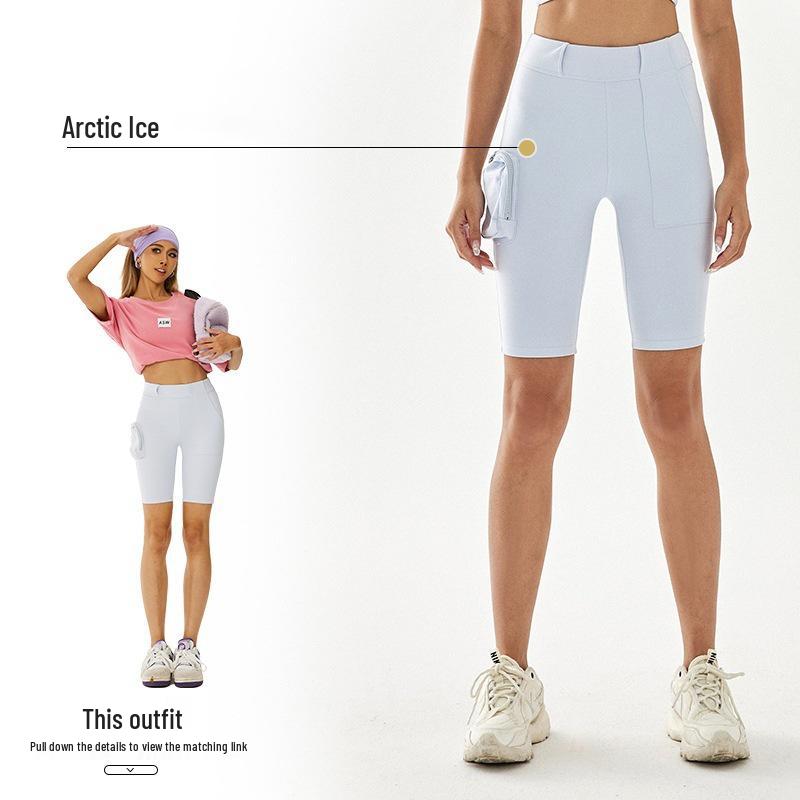 

Облегающие, дышащие, влагоотводящие шорты для йоги: Фитнес-одежда с эффектом подтяжки бедер и формирования ног Large