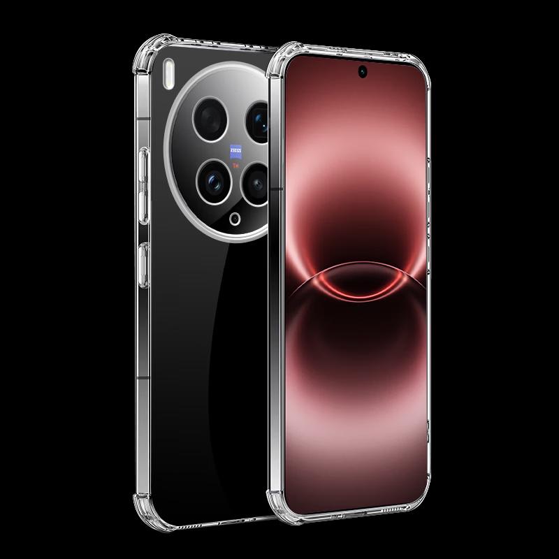 Taras Airbag Transparent Soft Phone Case for vivo X300 Ultra